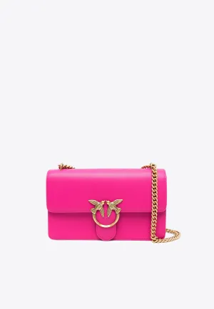Classic Love One Leather Crossbody Bag