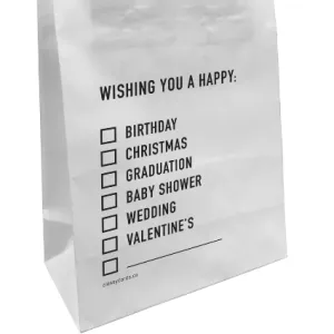 Classy Cards - All Occasions Gift Bag (Birthday, Xmas, Baby Shower, Wedding)