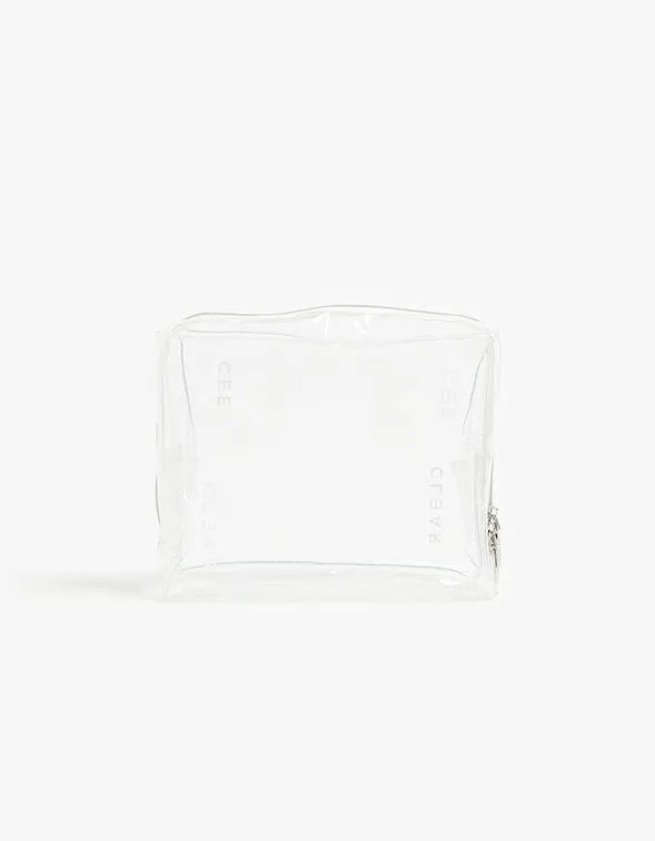 Clear Large Cosmetic Case - Transparent