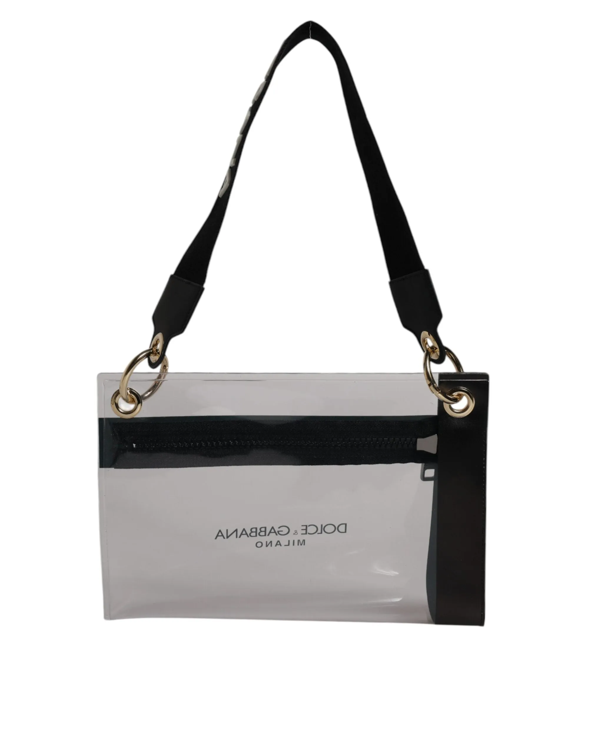 Clear PVC Leather Pouch Shoulder Strap Bag