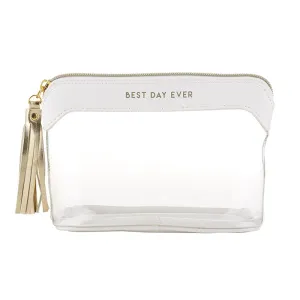 Clear Wedding Day Cosmetic Bag