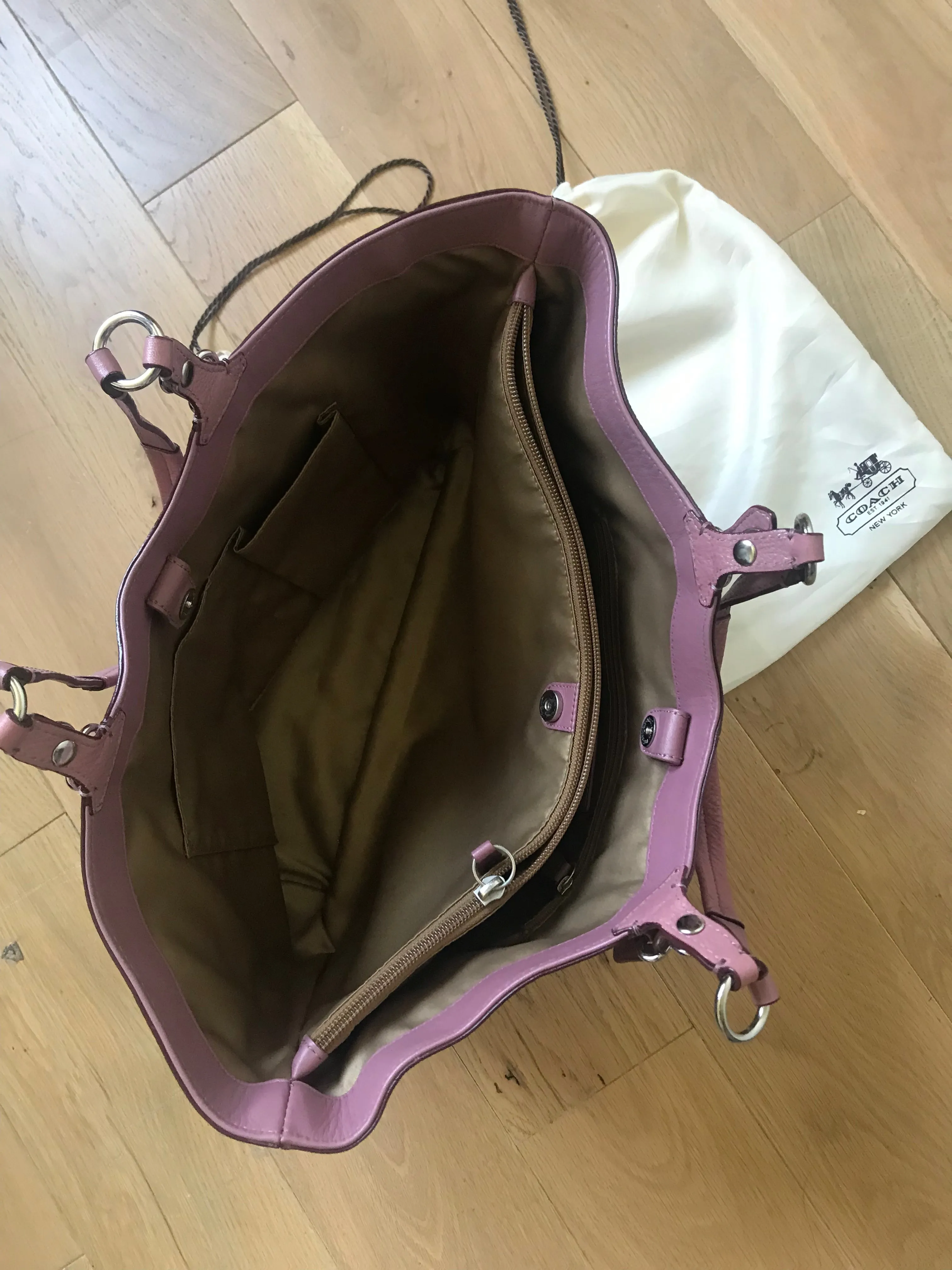 Coach leather Carla Totebag