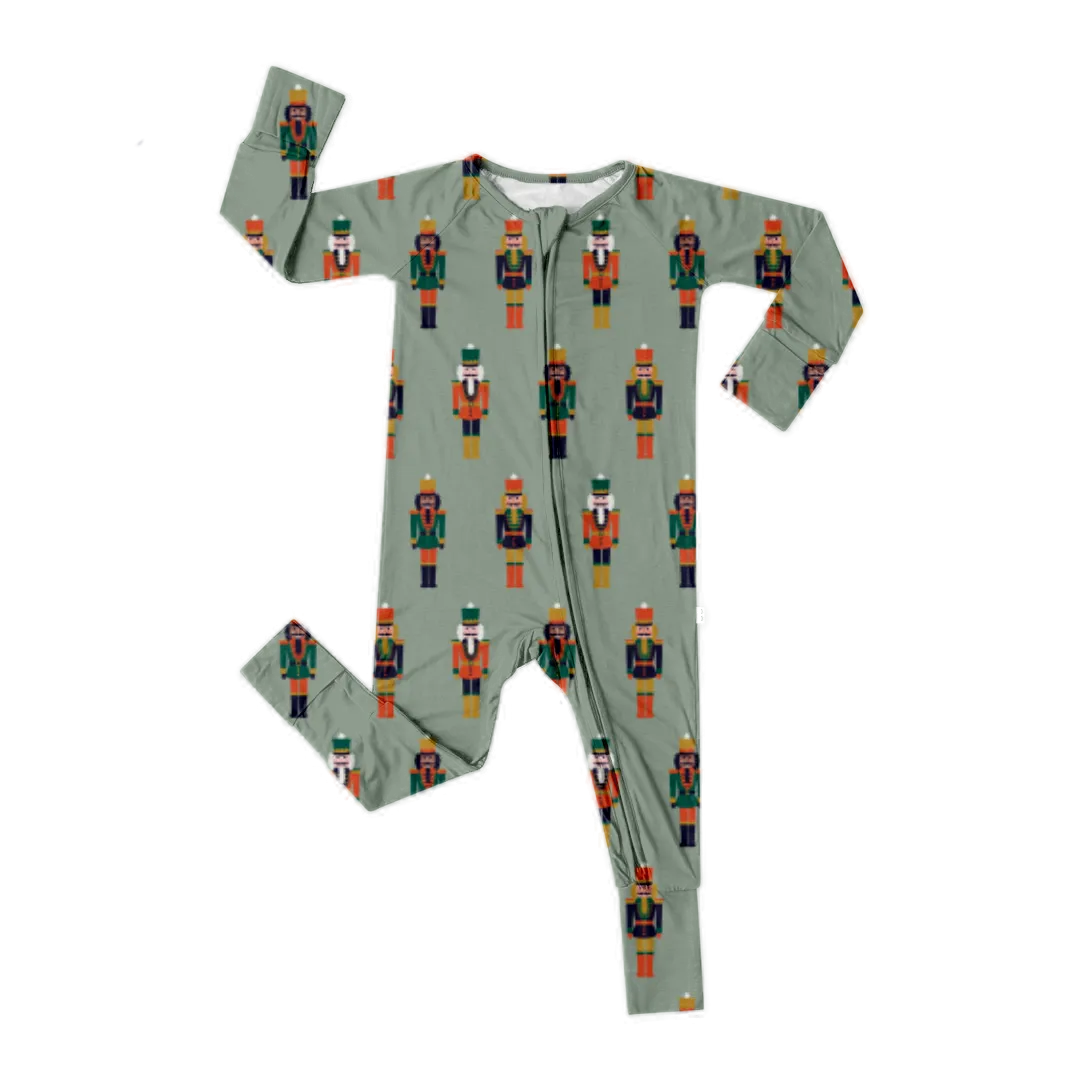 Convertible Bamboo Romper- Nutcracker