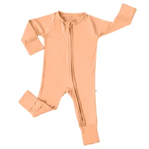 Convertible Footie Pajamas - Peach Fuzz