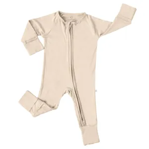 Convertible Footie Pajamas - Sand
