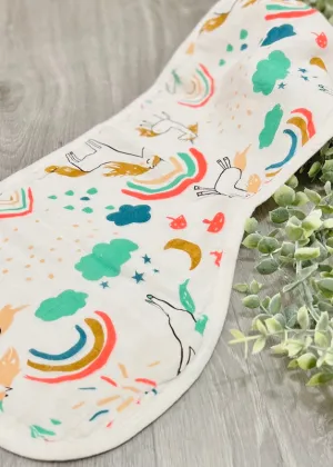 Convertible Unicorn Burp Cloth