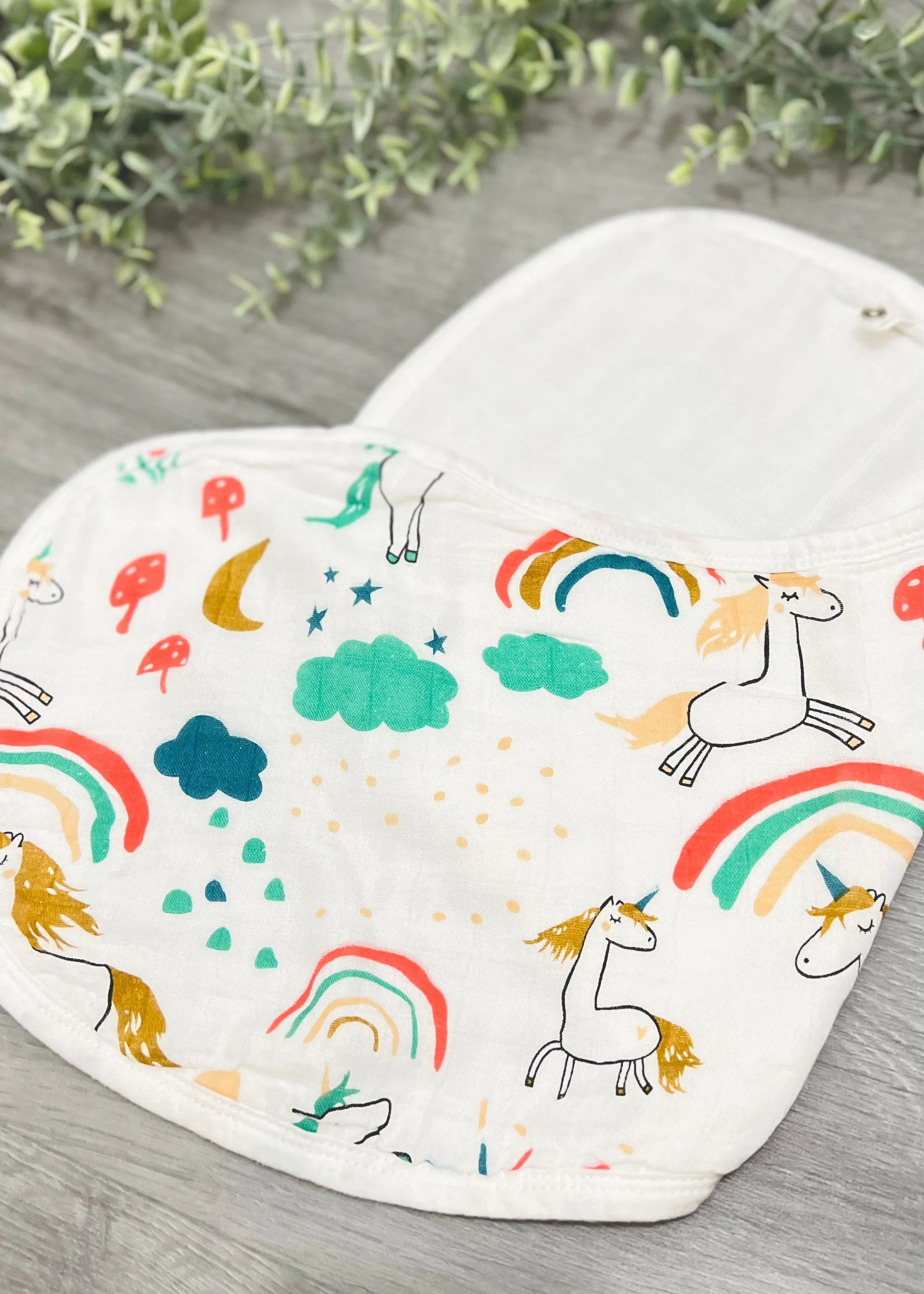 Convertible Unicorn Burp Cloth