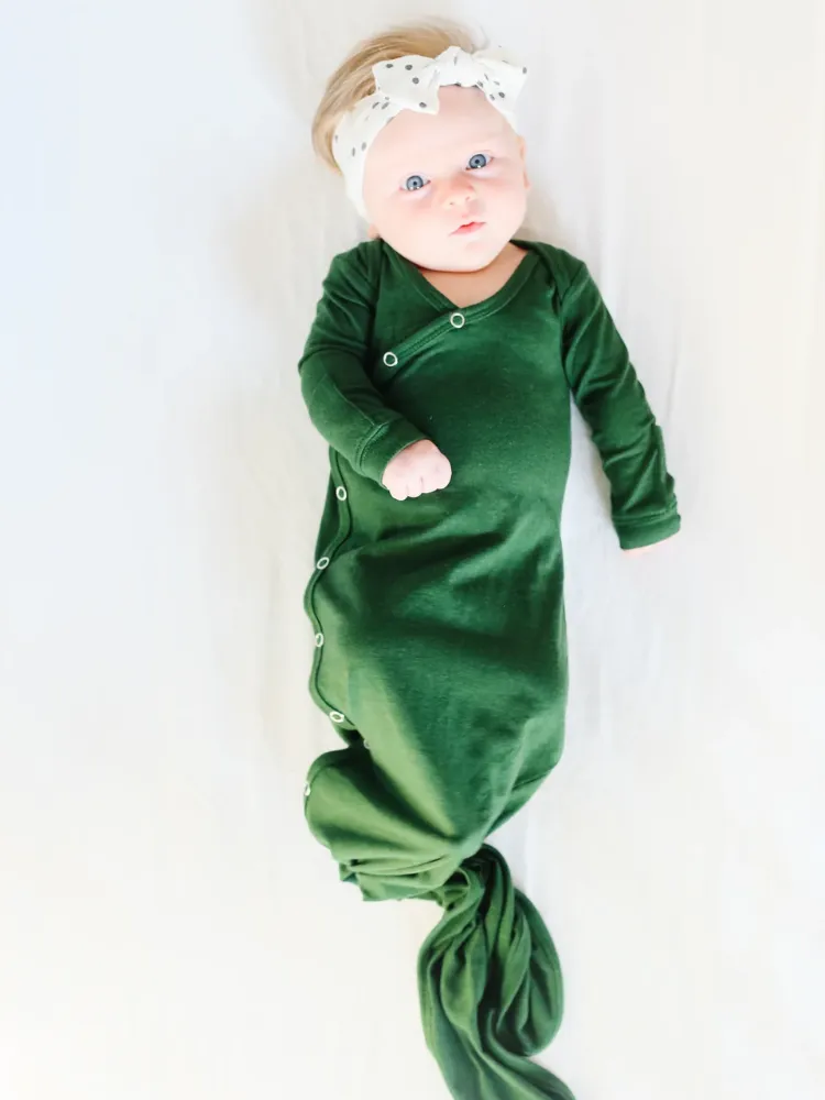 Copper Pearl Knotted Gown - Alder