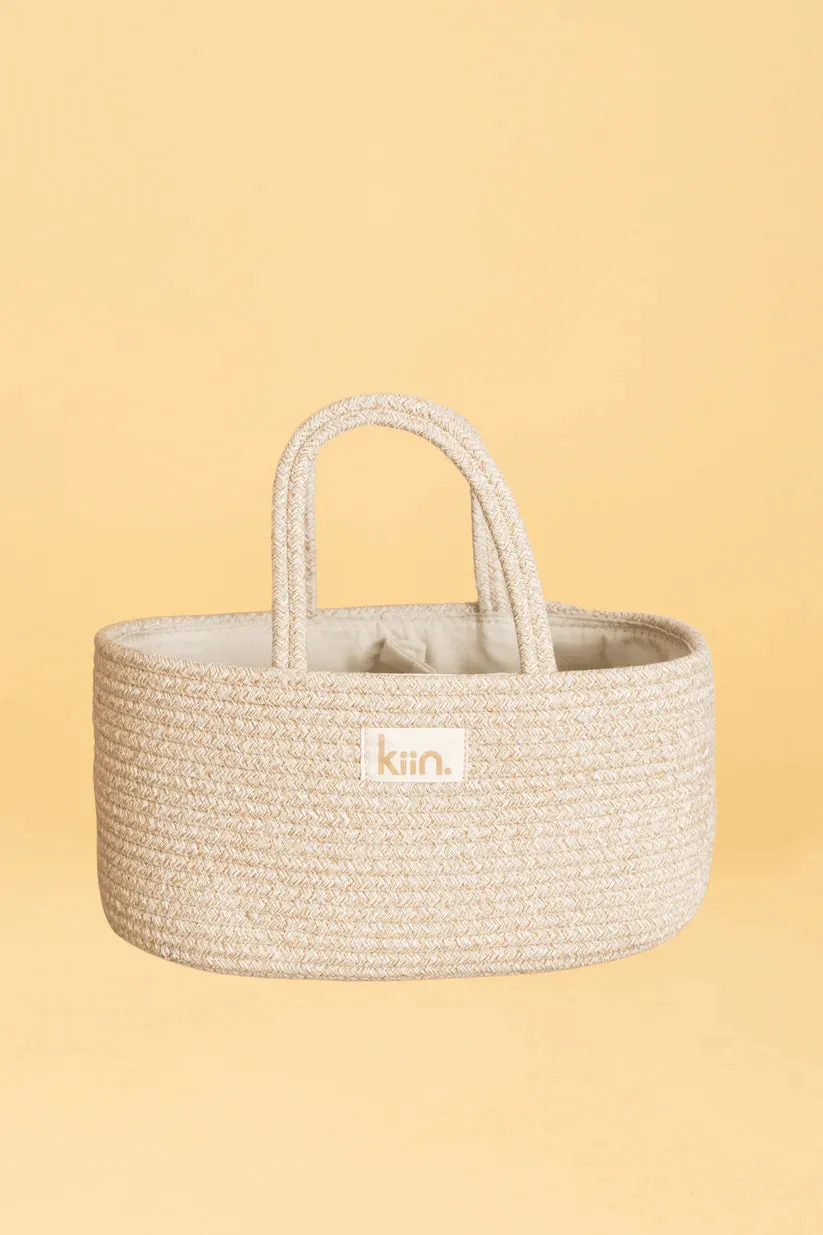 Cotton Rope Nappy Organiser Caddy