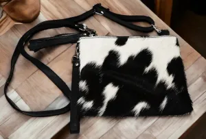 Cowhide Crossbody Purse