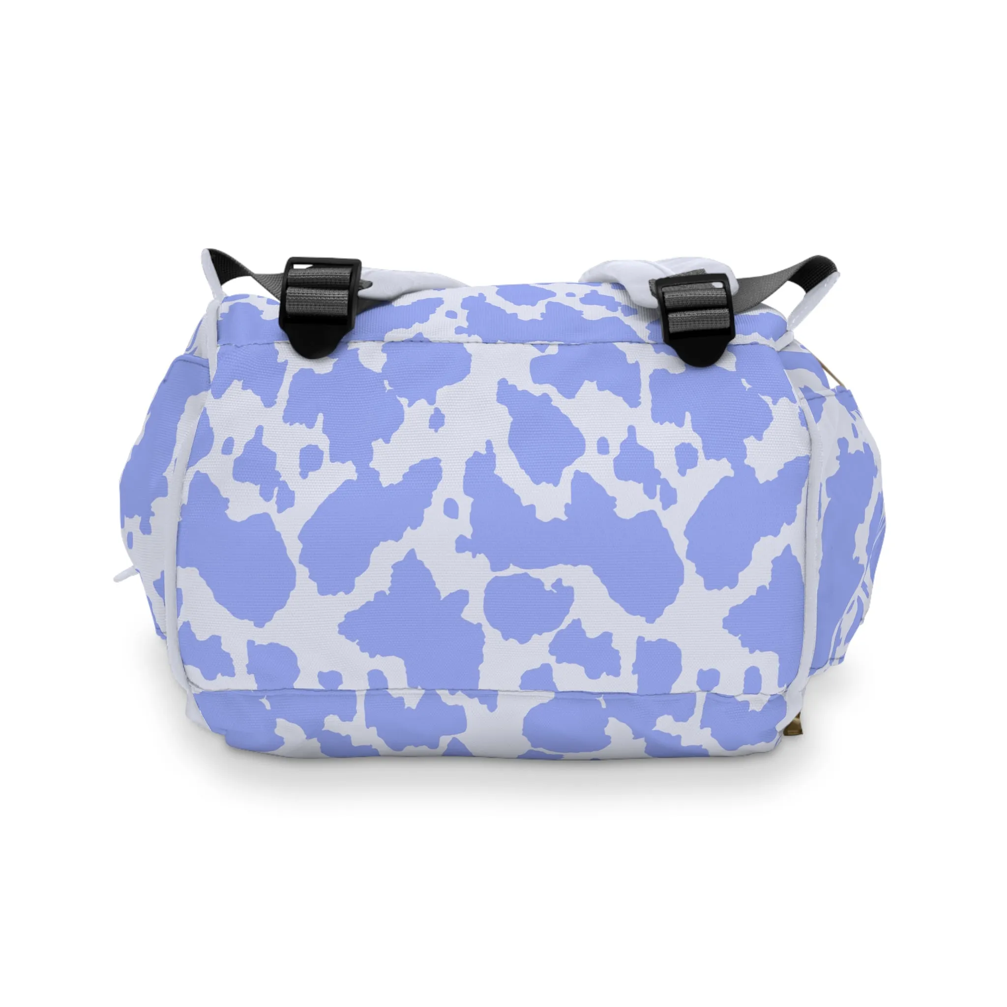 Cowhide Diaper Backpack - Chic & Durable Baby Bag with Genuine Cowhide Patterns, Perfect for Stylish Parents