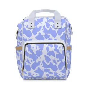 Cowhide Diaper Backpack - Chic & Durable Baby Bag with Genuine Cowhide Patterns, Perfect for Stylish Parents