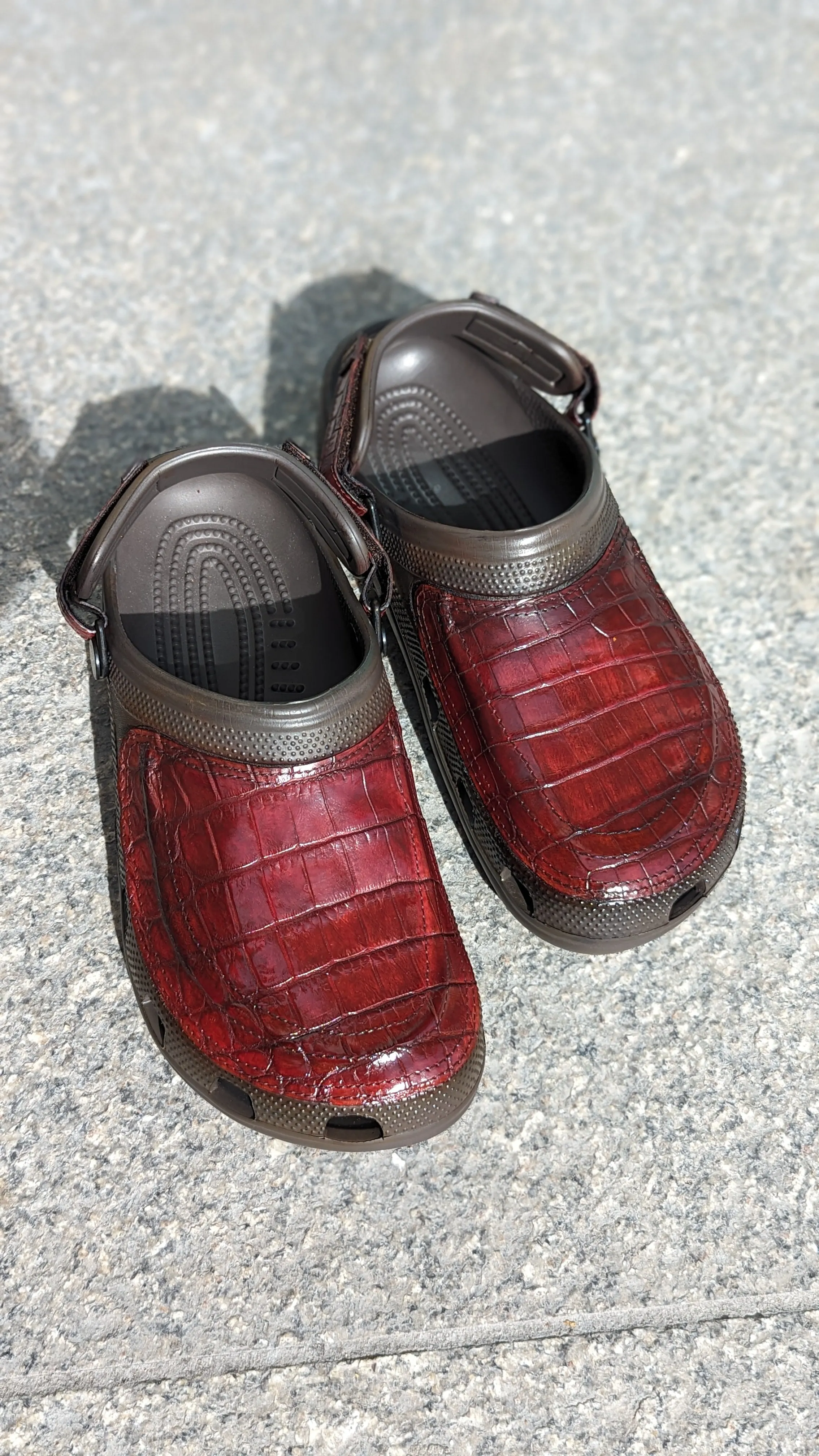 Crocs wrapped in Crocs