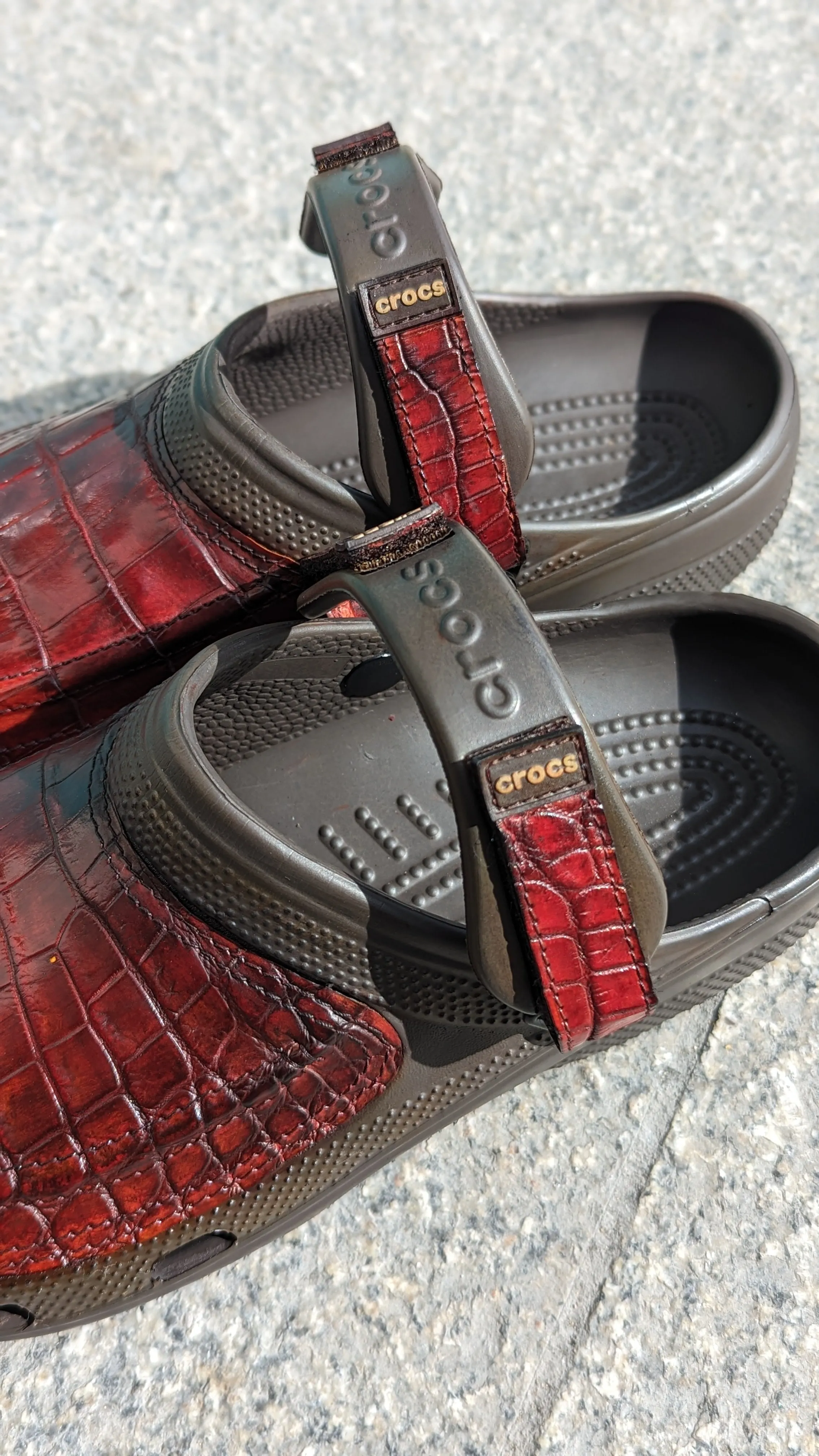 Crocs wrapped in Crocs