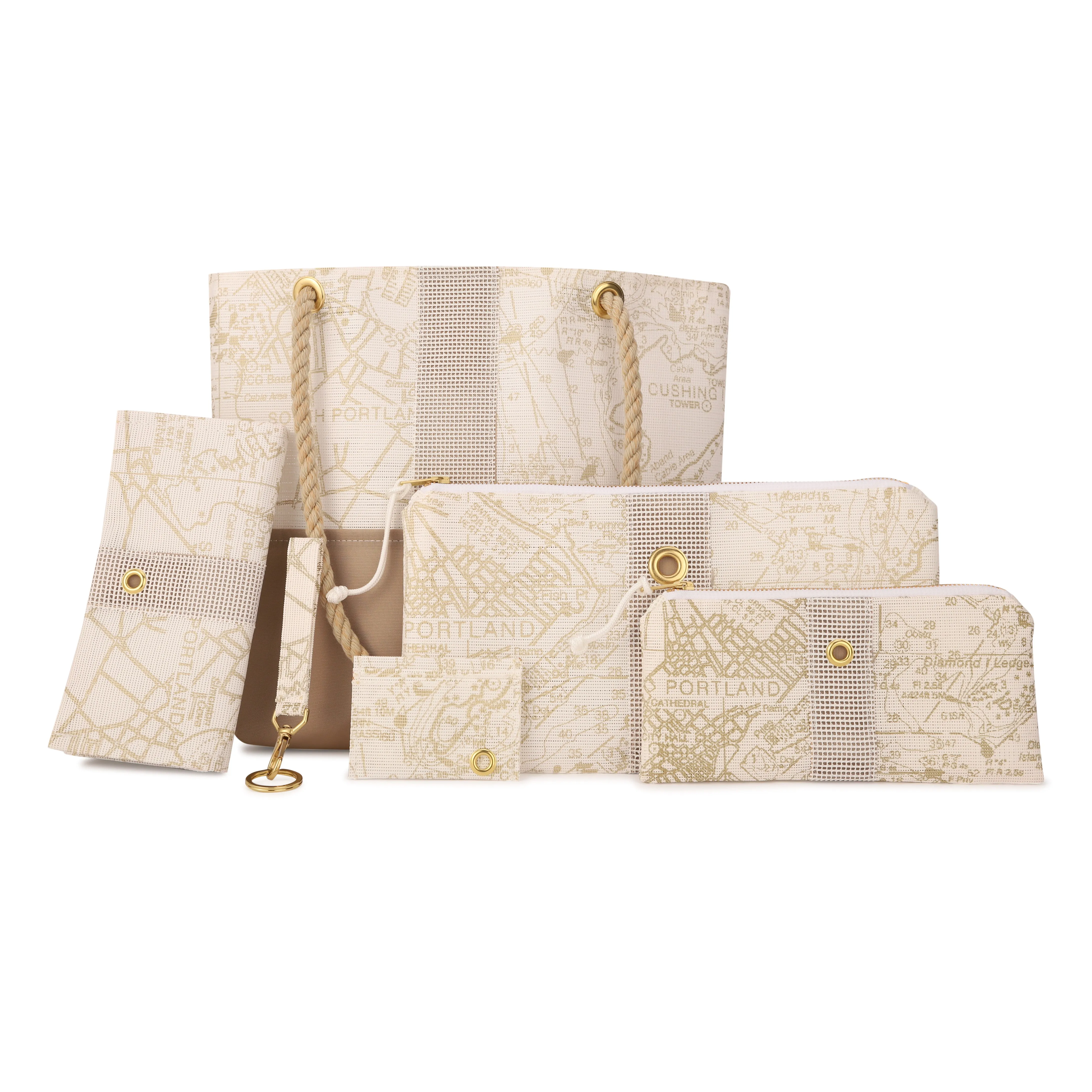 Crossbody in Gold Portland Chart
