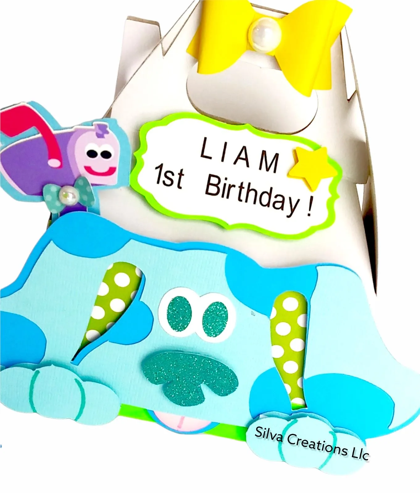 Custom Blue's Clues Themed Party Box / 10 pcs.
