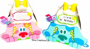 Custom Blue's Clues Themed Party Box / 10 pcs.