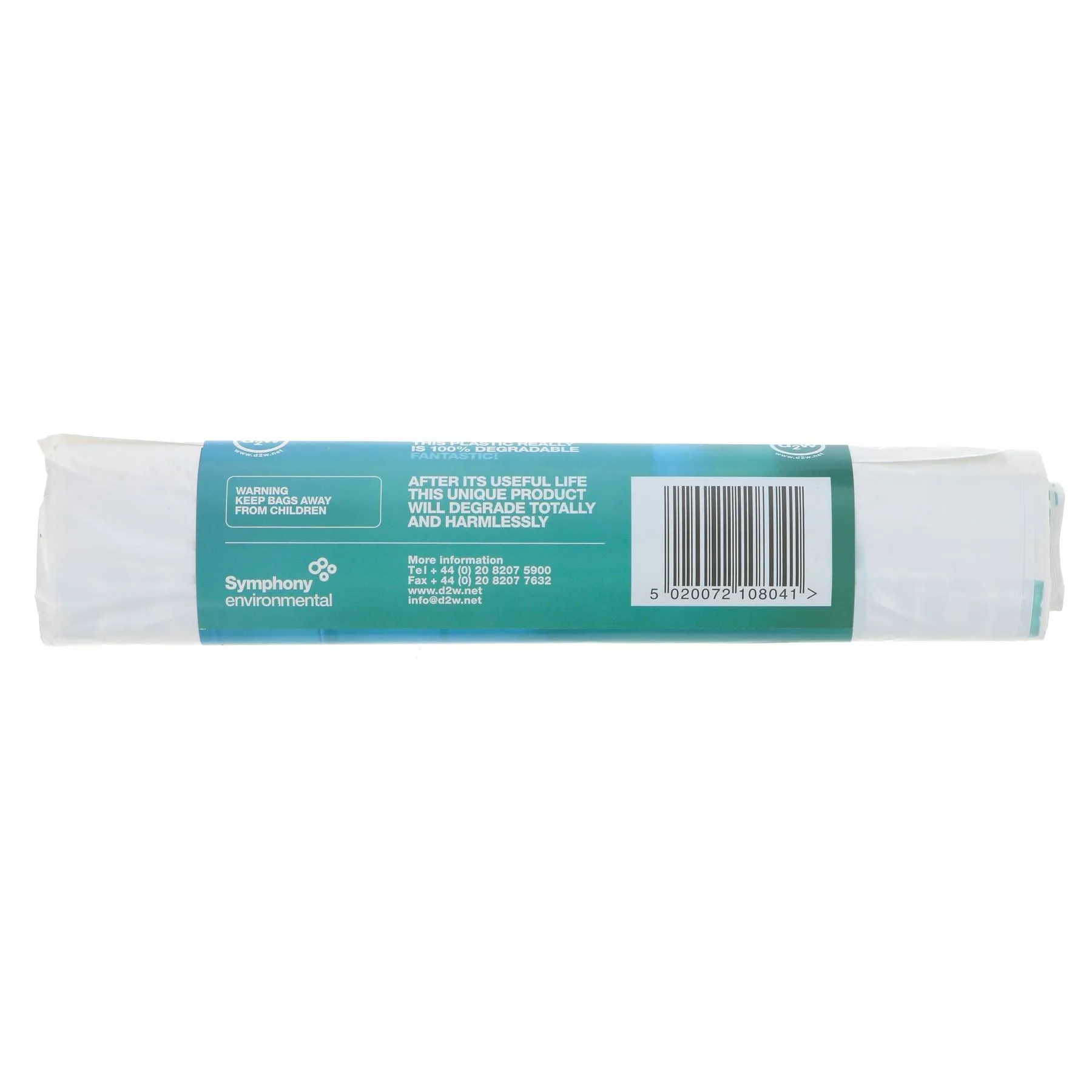 D2w | Pedal Bin Liners 20L - 100% Degradable, 44x46cm | 30 bag