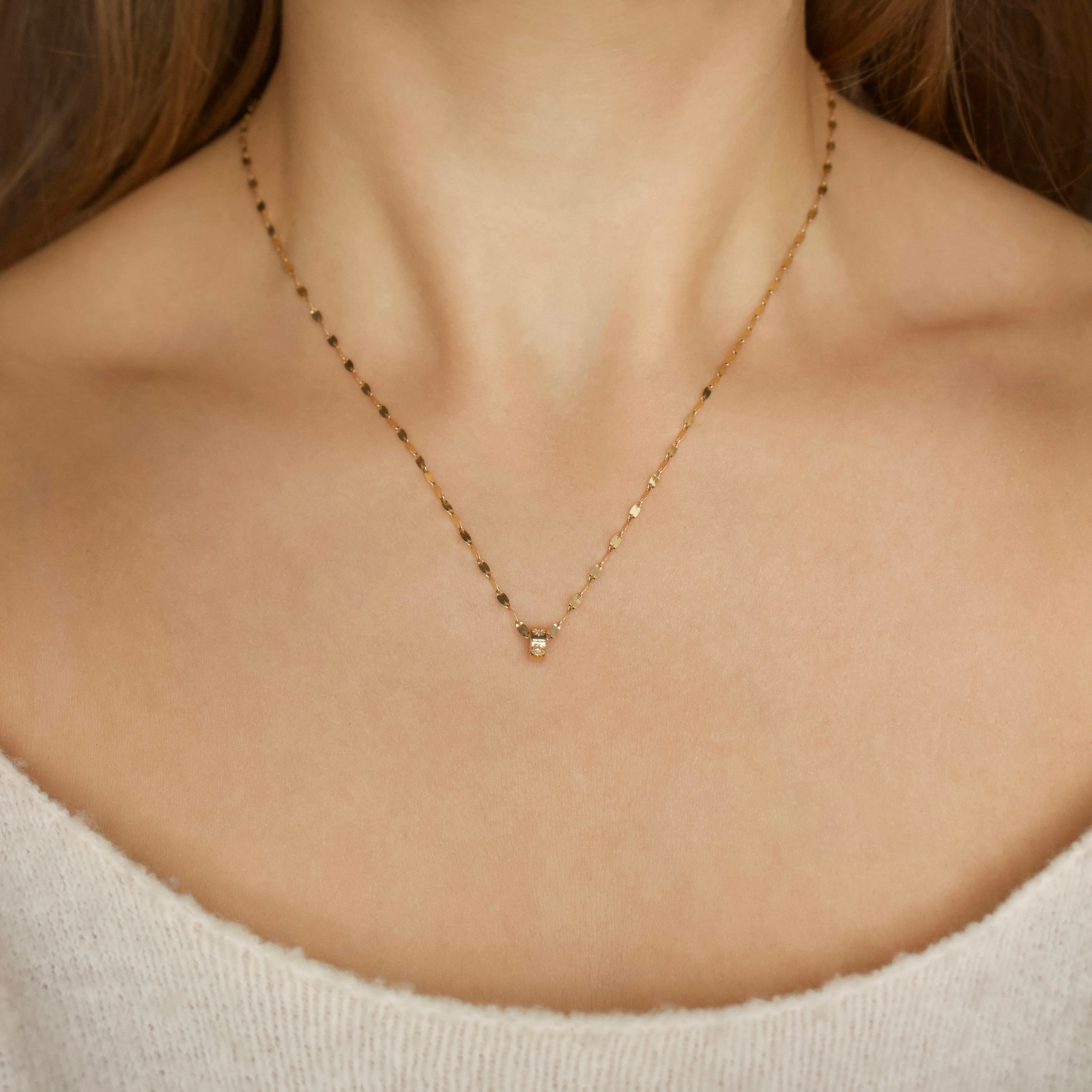 Diamond Star Set Stacker Charm