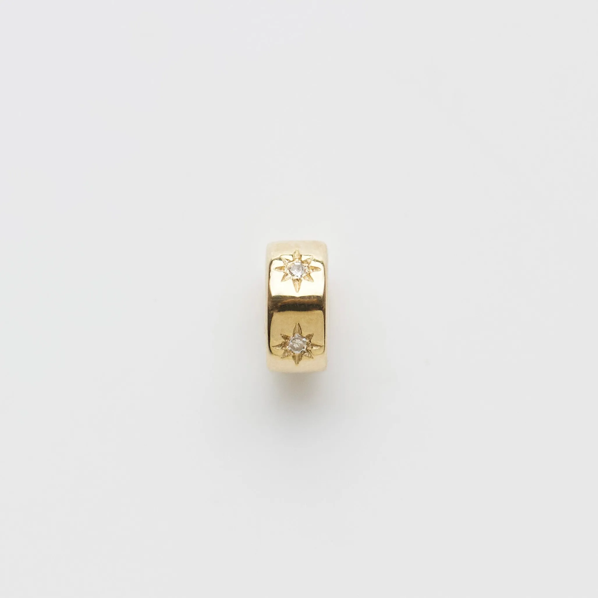 Diamond Star Set Stacker Charm