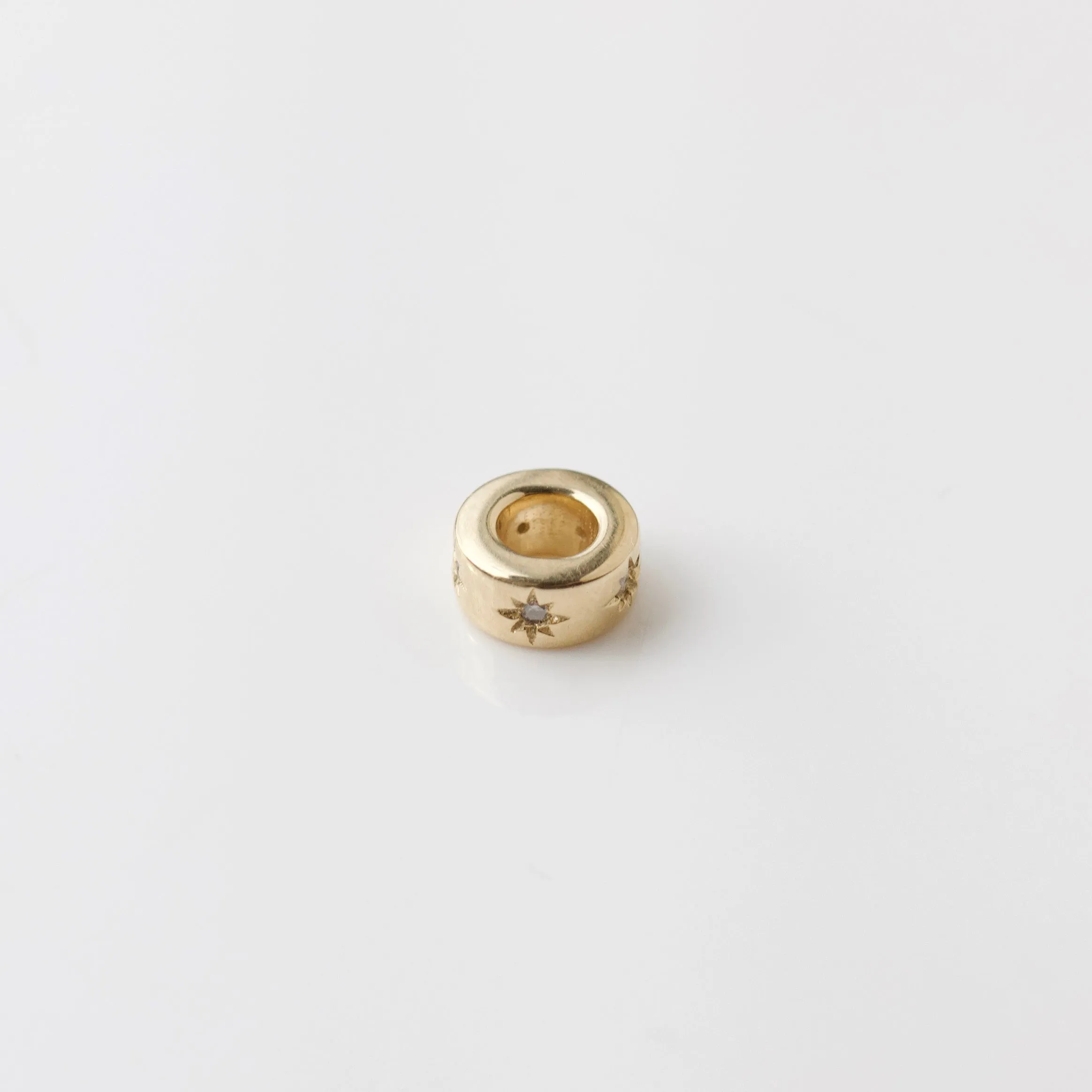 Diamond Star Set Stacker Charm