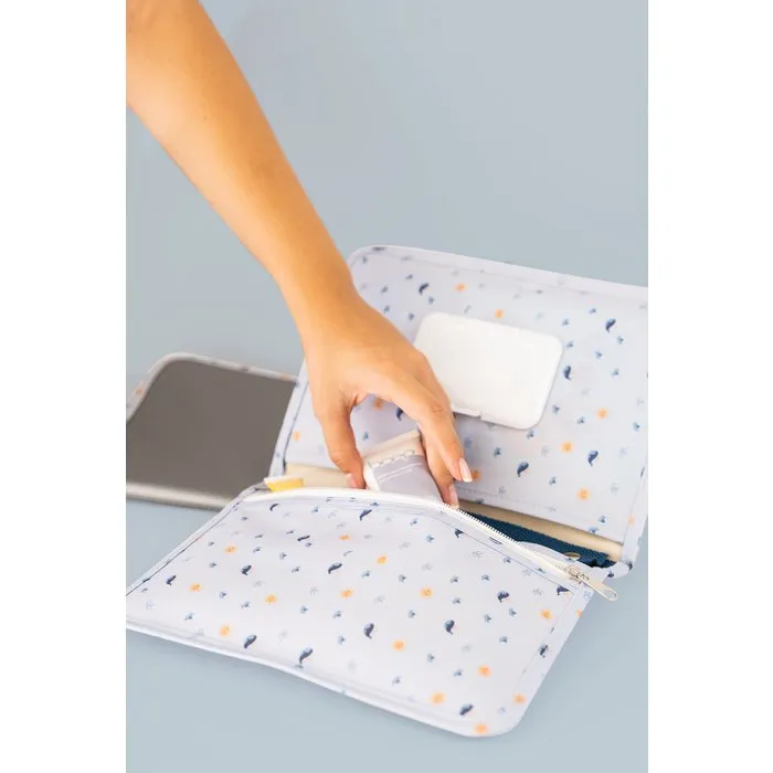 Diaper Clutch Changing Bag Rainbow