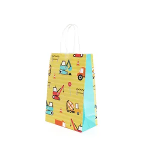 Digger Theme Paper Bag with Handles