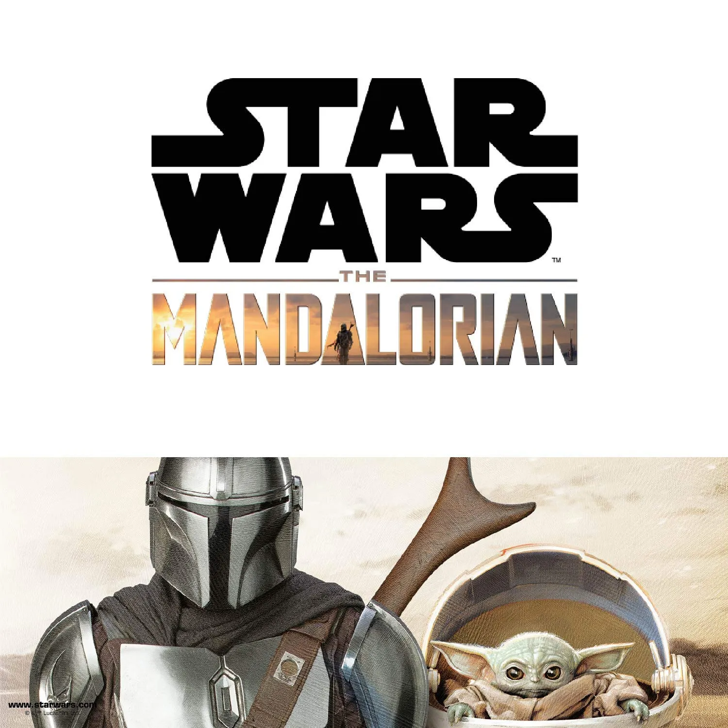 Disney Star Wars Mandalorian Grogu Faux Leather Make Up Cosmetic Bag Set