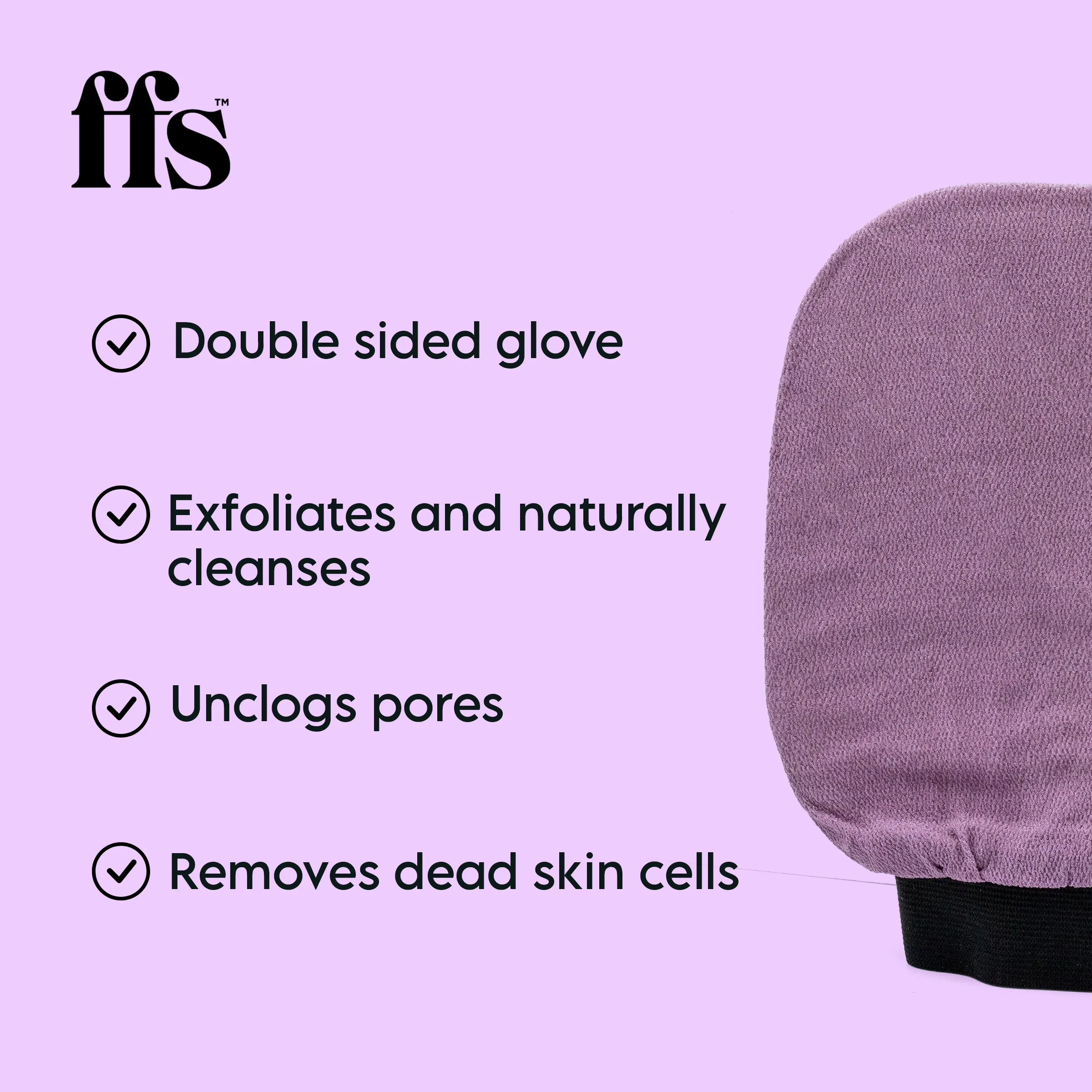 Double Sided Exfoliating Mitt