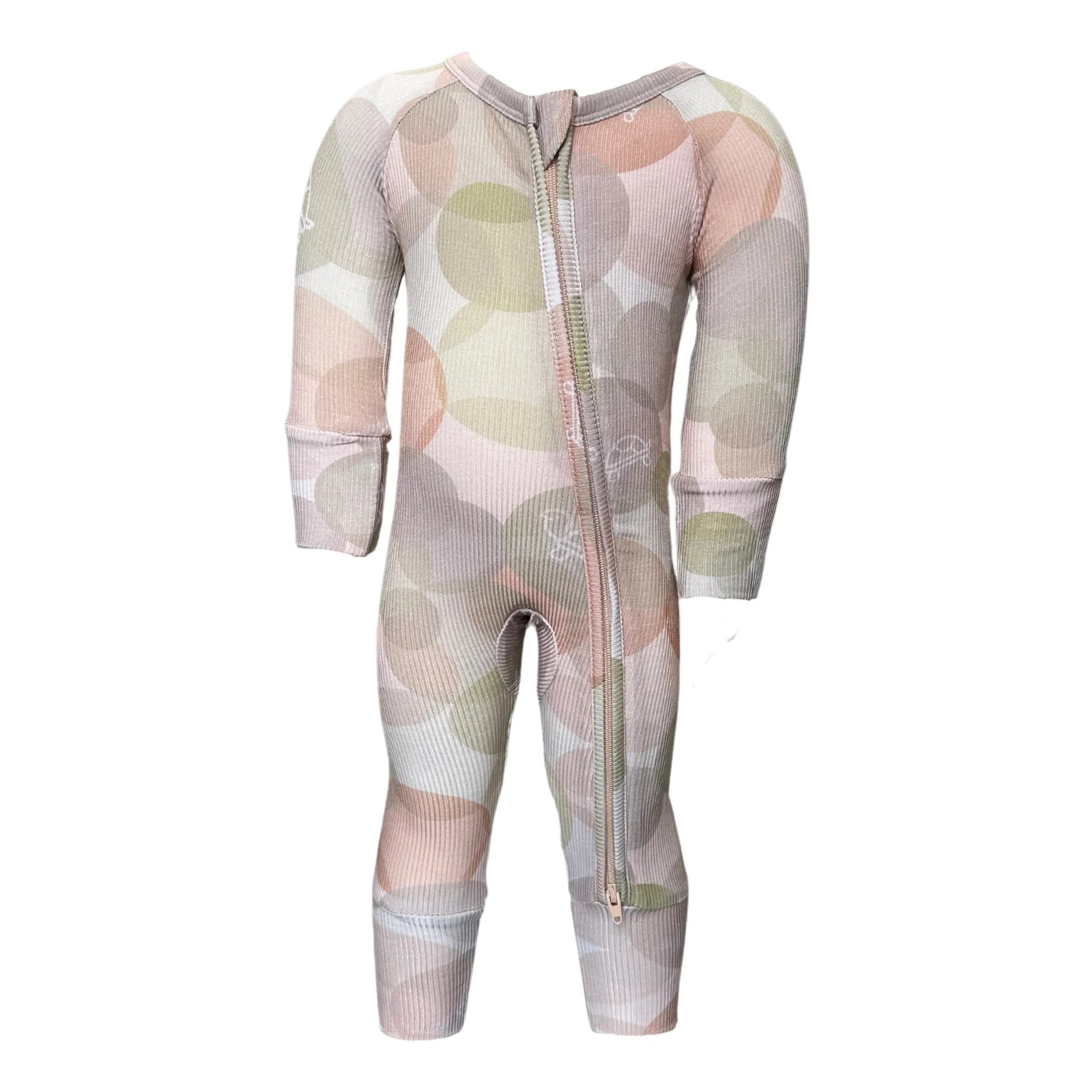 Dream Bubbles Print- Ribbed QuickZip