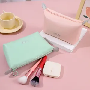 Dumpling Simple Fashion Storage Solid Color Large Capacity Cosmetic Bags