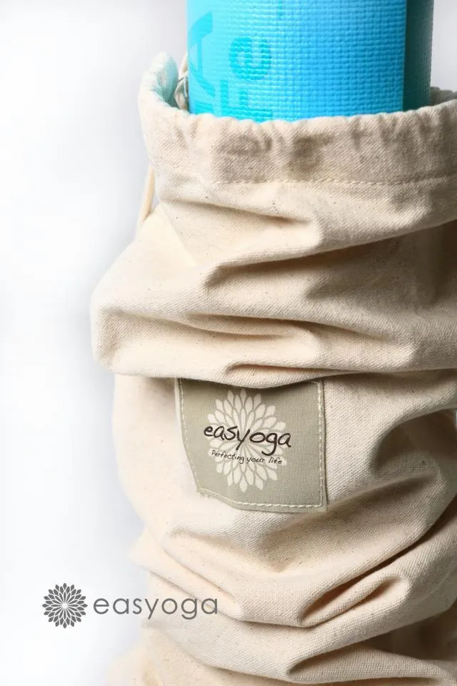 easyoga High Quality Yoga Canvas Tote - E1 Beige
