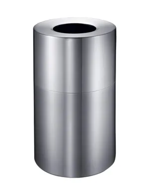 EKO Eternal 100L/26.4Gallon Commercial Trash can, Silver