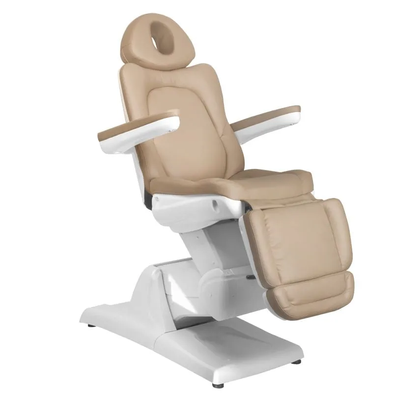 Electric cosmetic chair azzurro 870 3 strong cappuccino