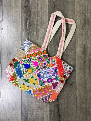 Embroidered Shopping Bag
