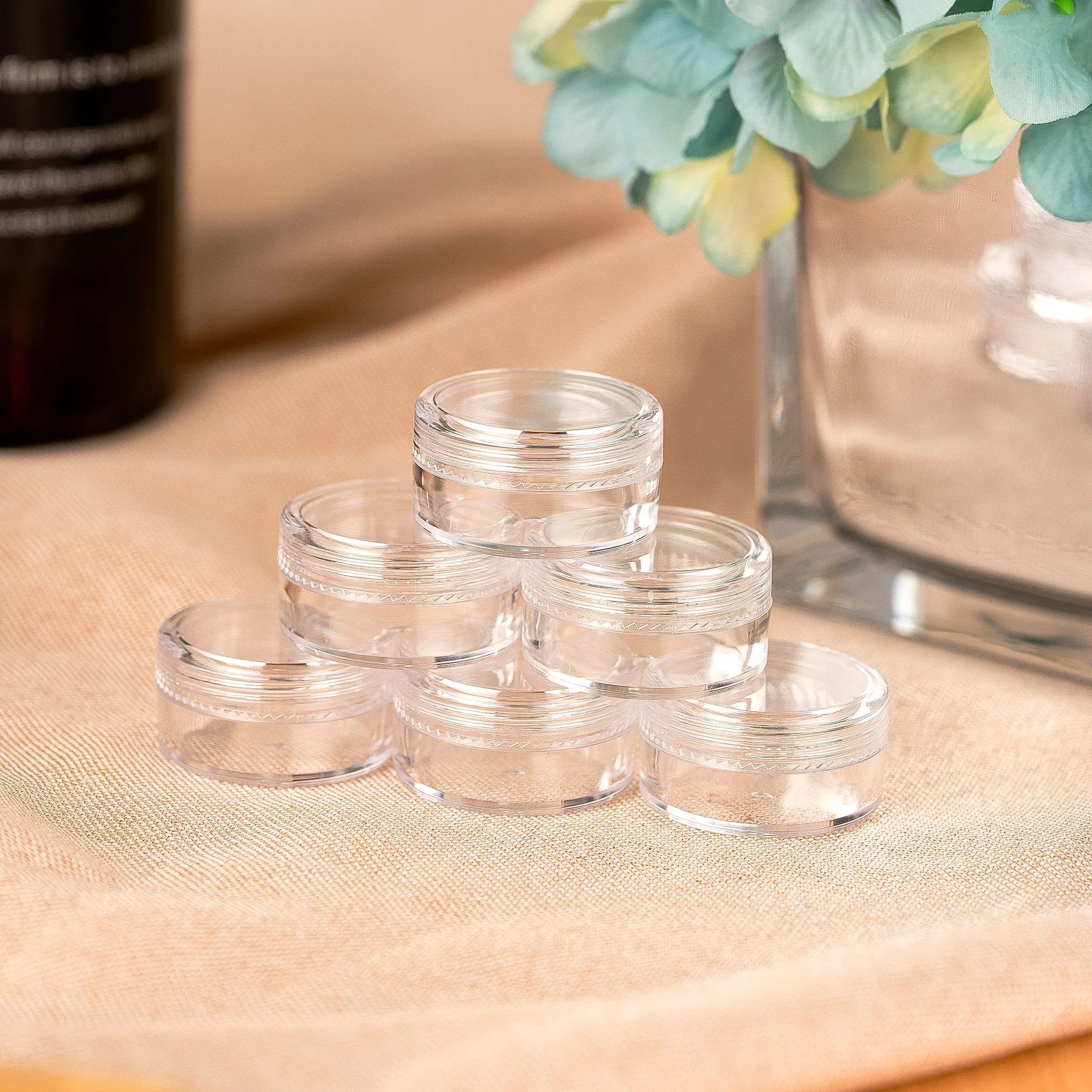 Empty Jars Refillable Bottles Cosmetic Jars