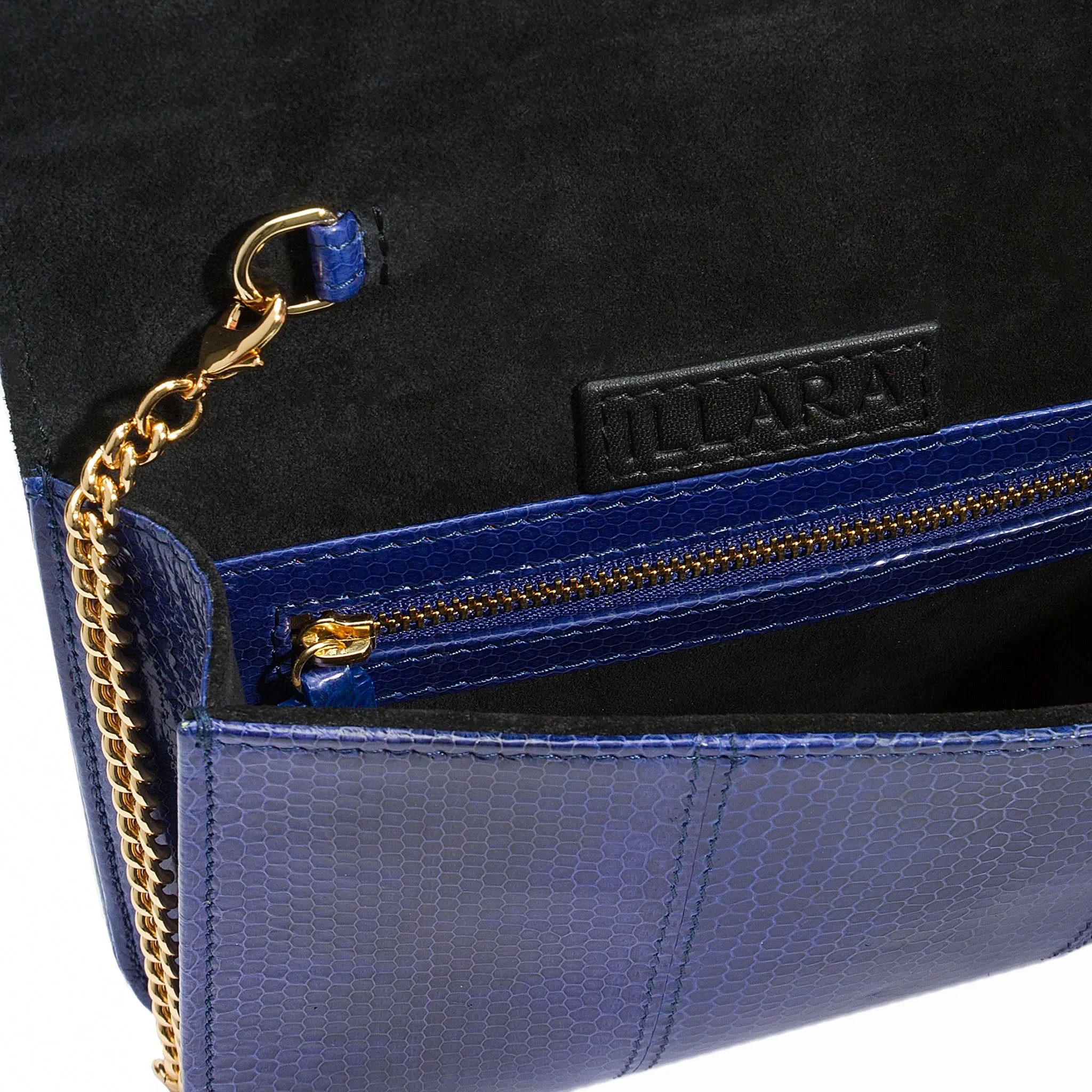 ERIKA SNAKESKIN & OSTRICH LEG CROSSBODY BAG