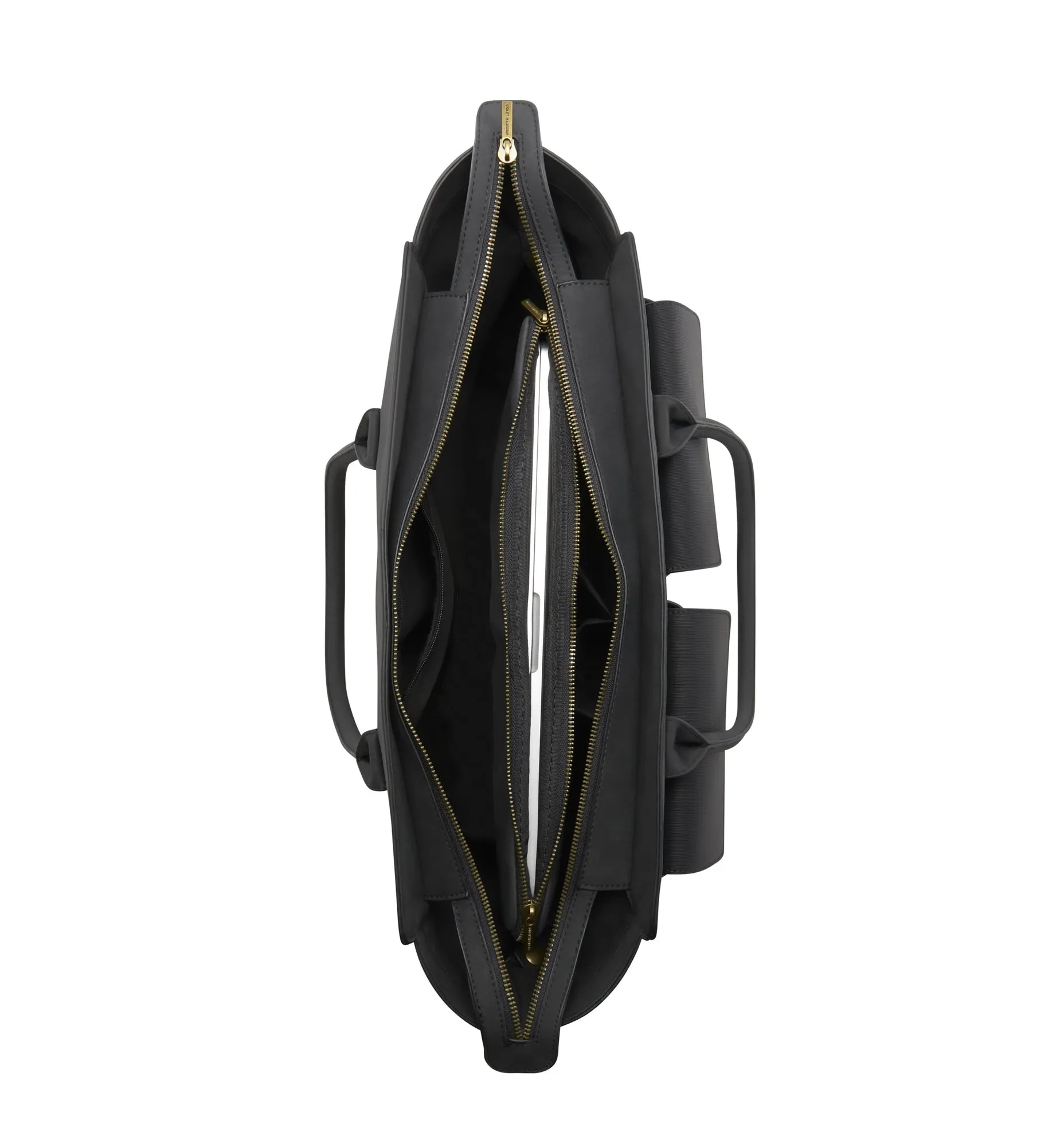 Essential Bag black handbag with 16.7 inch laptop compartment