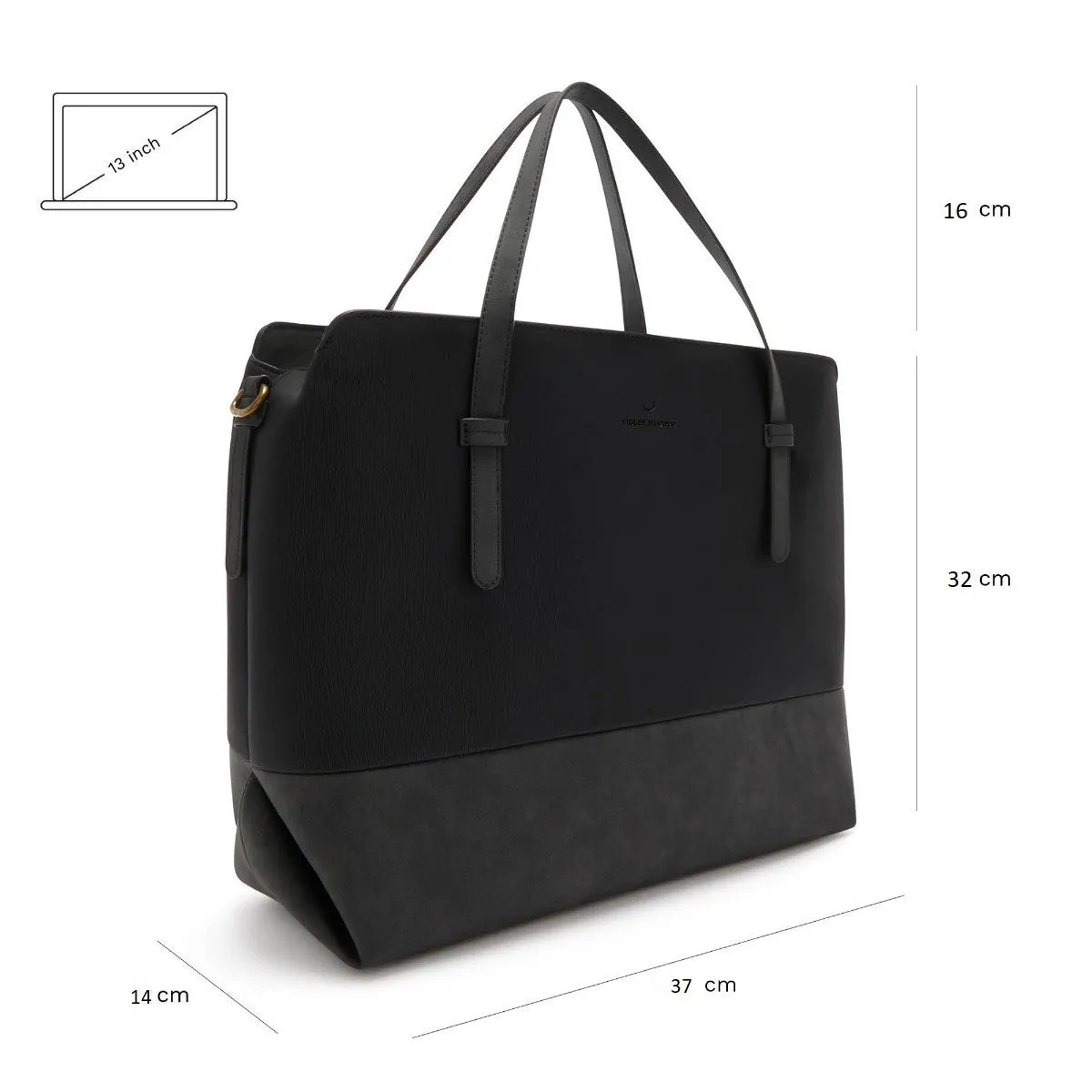 Essential Bag black shoulder bag
