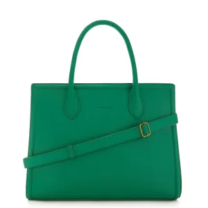 Essential Bag green shoulder bag with 13 inch laptop compartment