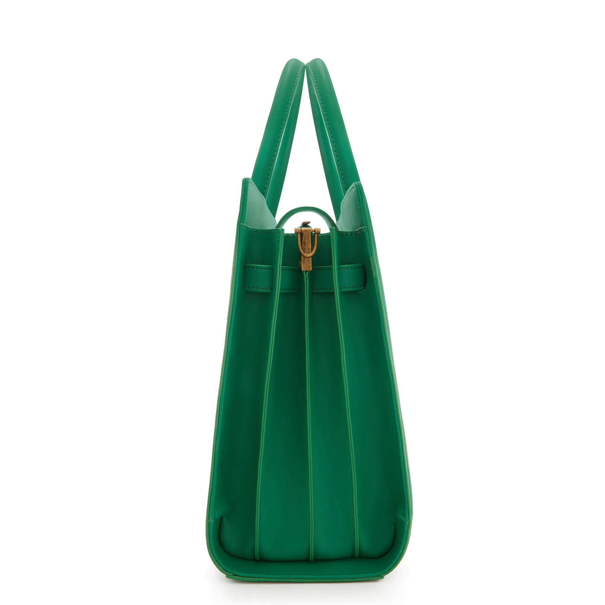 Essential Bag green shoulder bag with 13 inch laptop compartment