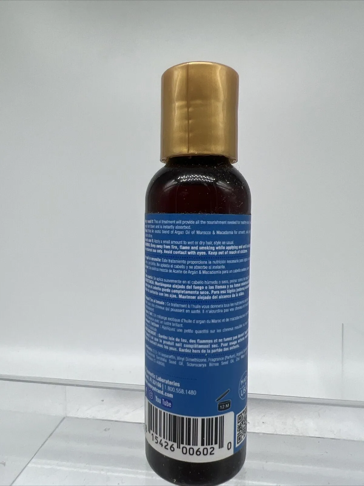 Every Strand Hair Polisher with Argan Oil and Macadamia Purse Travel  TSA 2oz