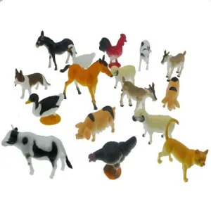 Farm Toy Animal Tube Set