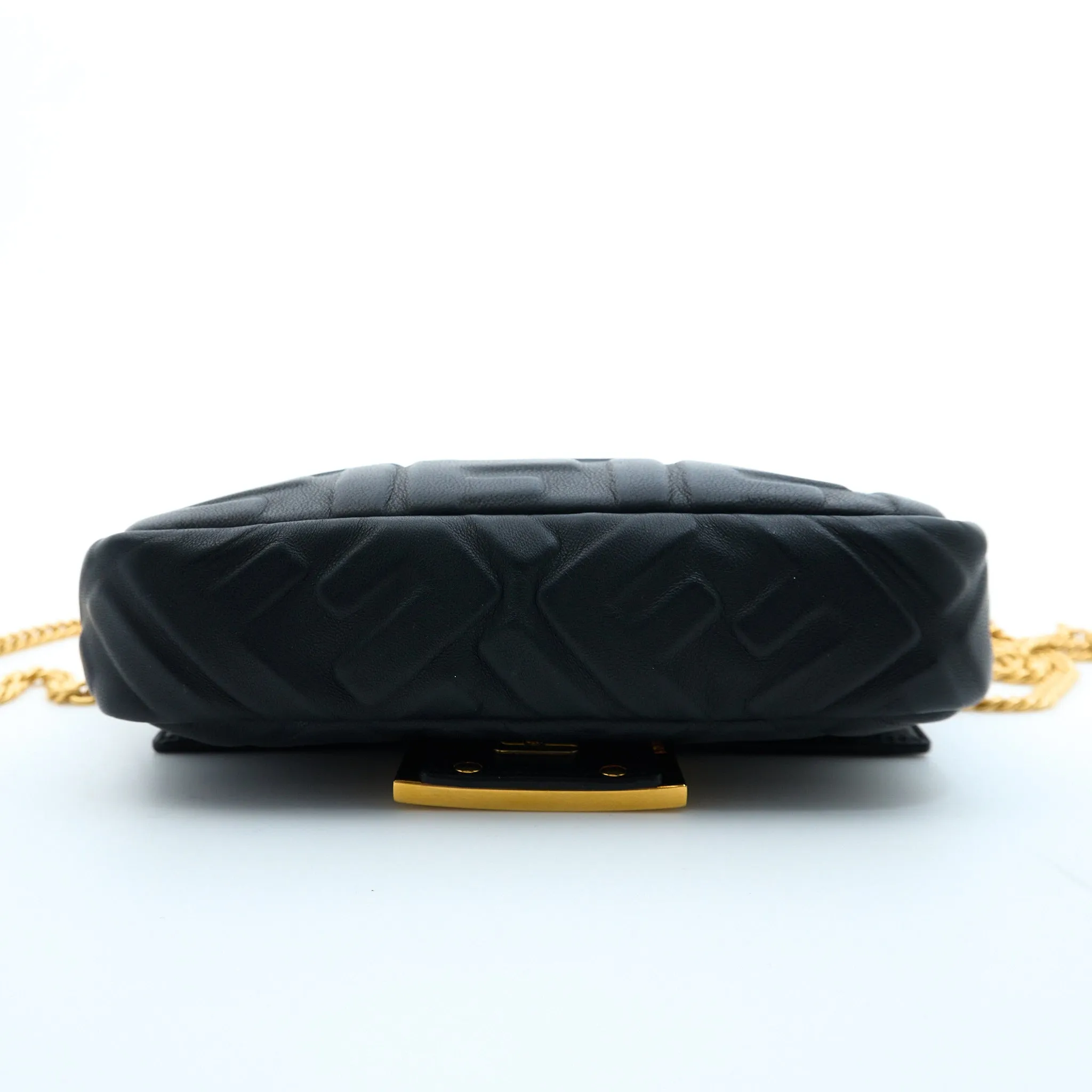Fendi Black Mini Baguette Bag