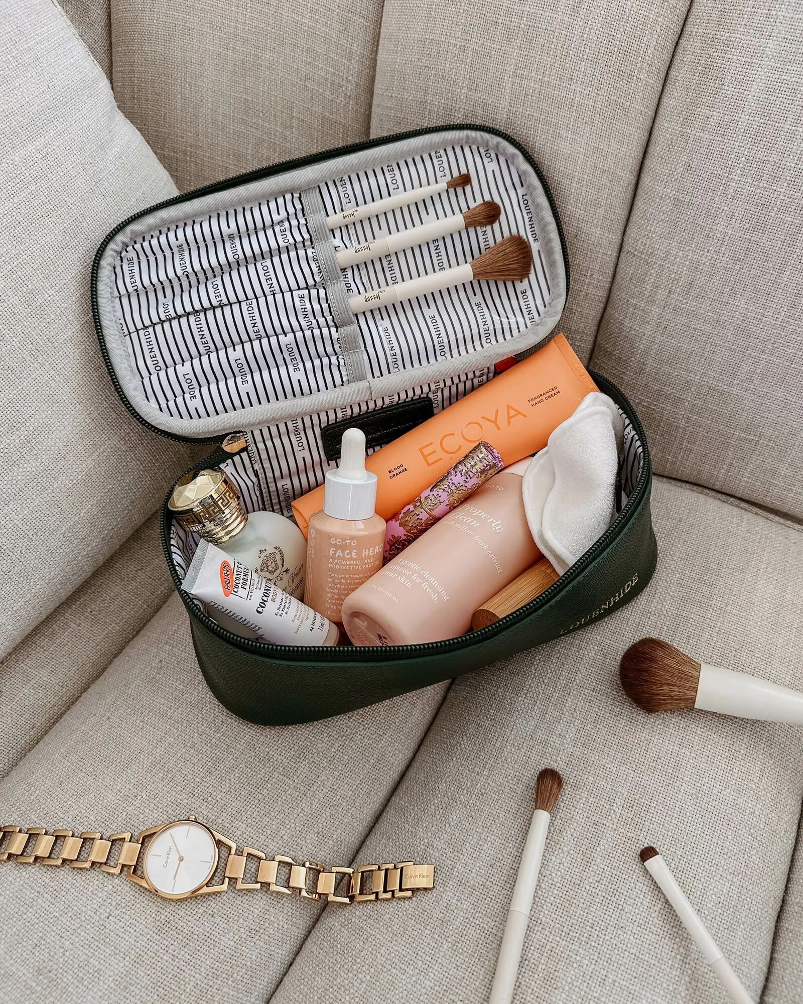 Fifi Cosmetic Case Forest Green