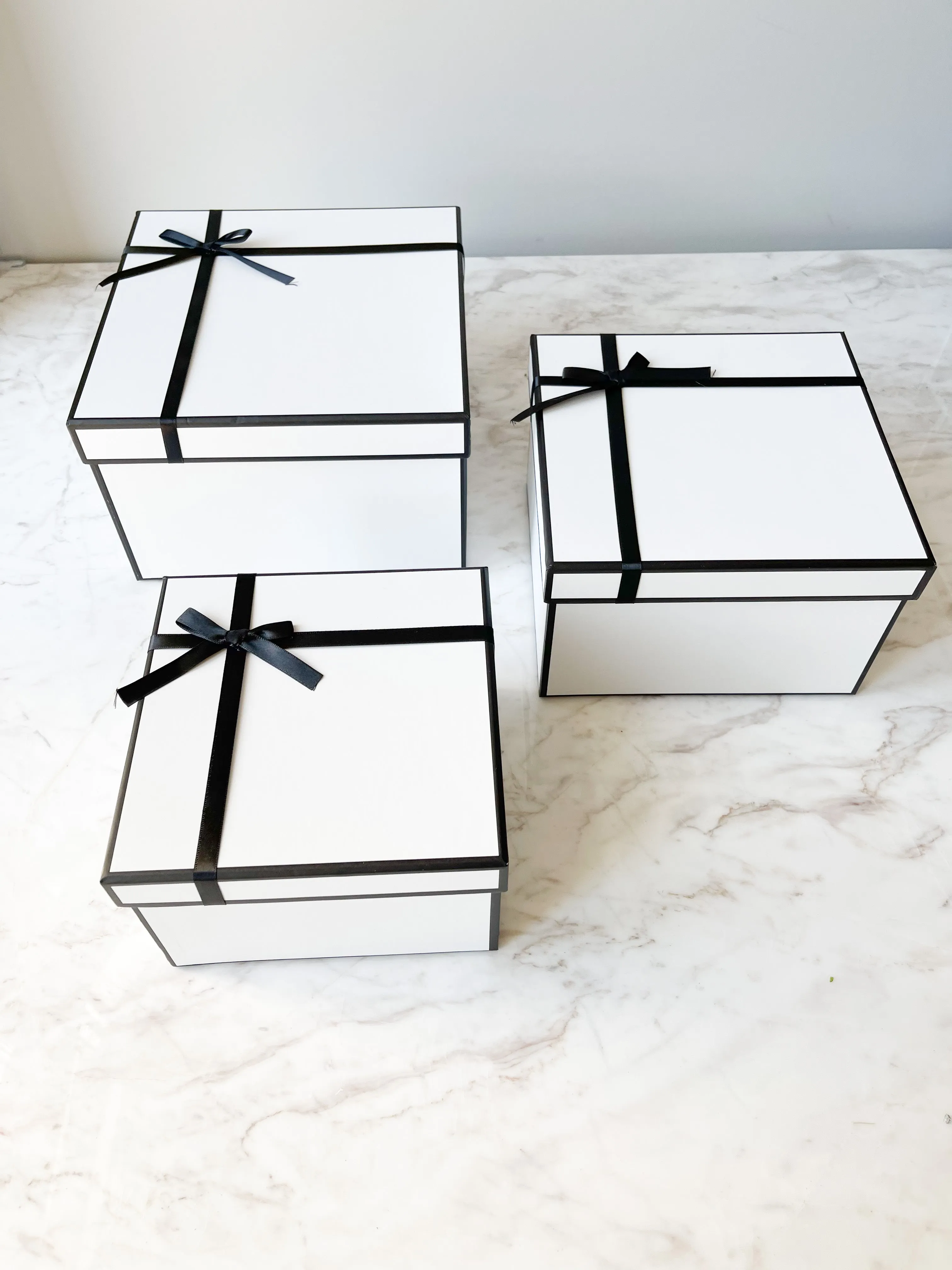 French Style Square Flower Gift Box