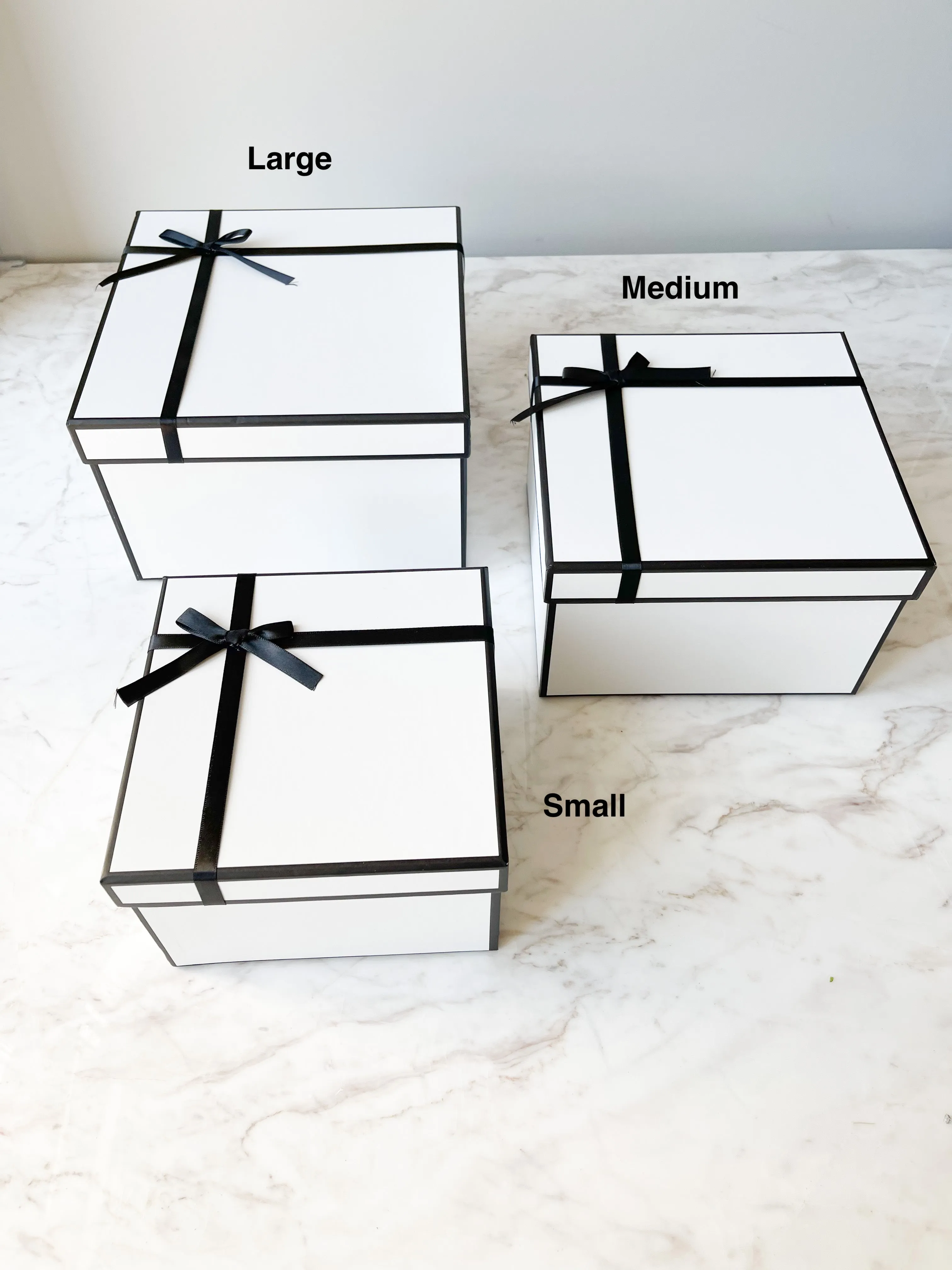 French Style Square Flower Gift Box