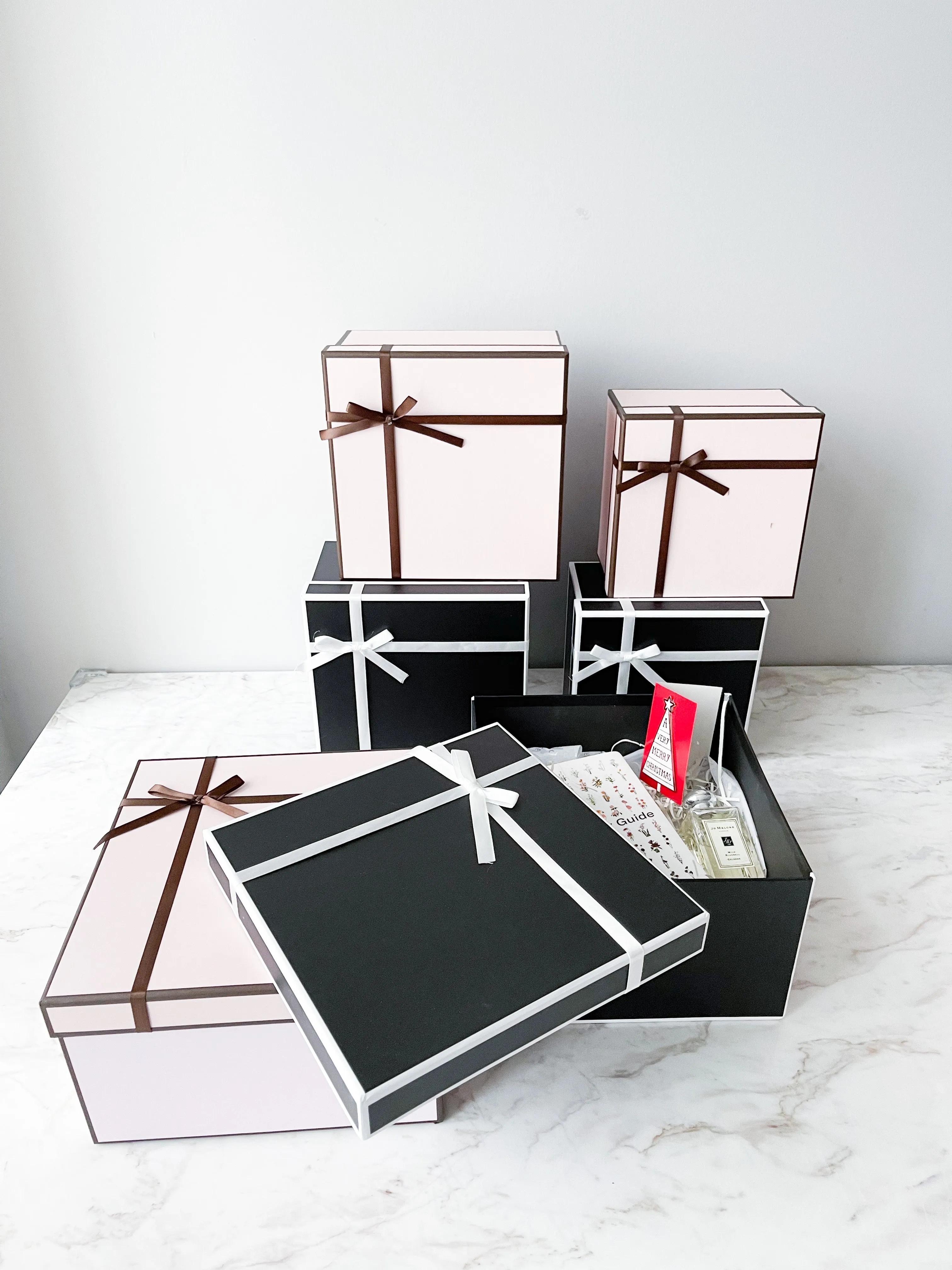 French Style Square Flower Gift Box