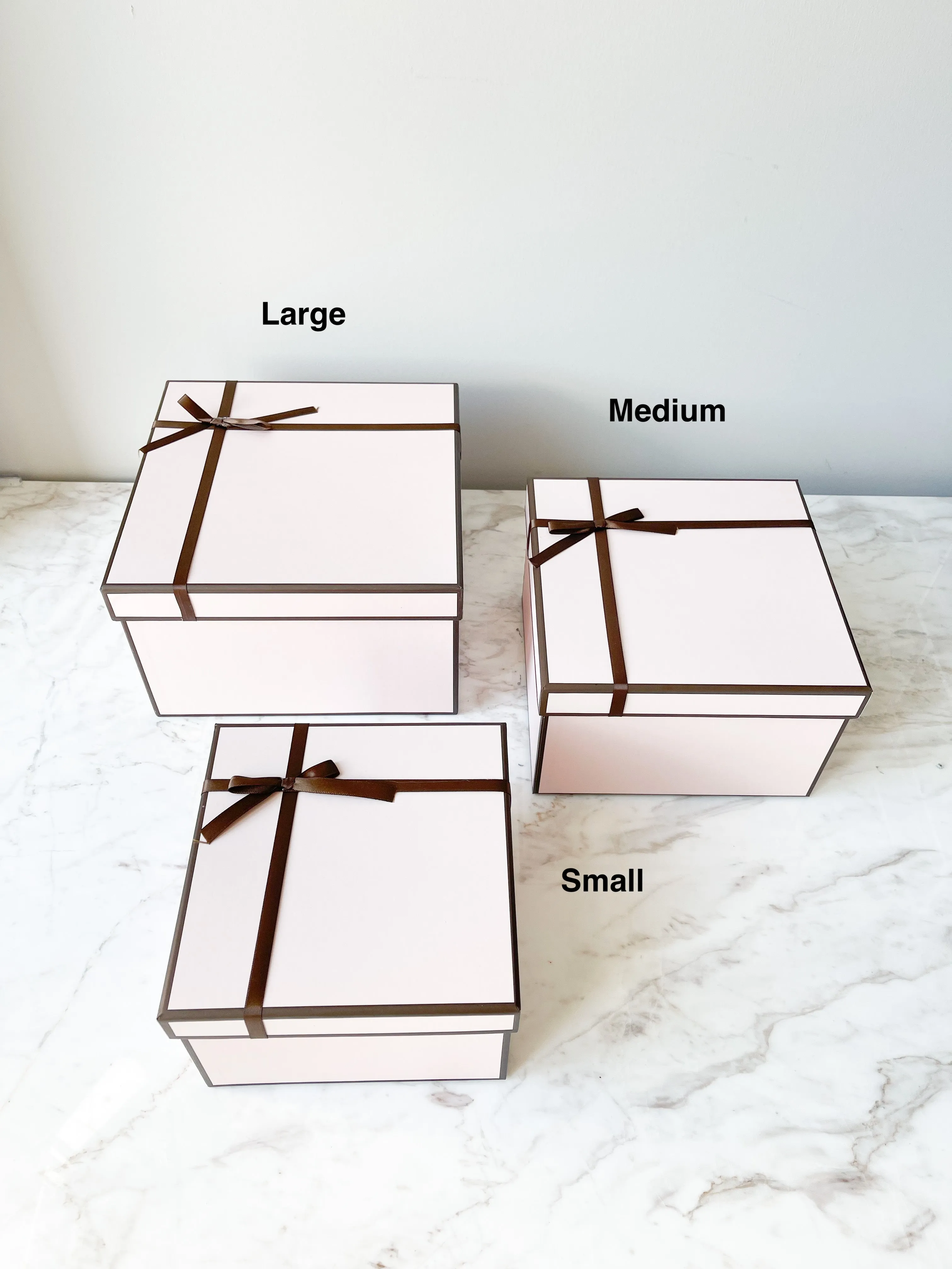 French Style Square Flower Gift Box