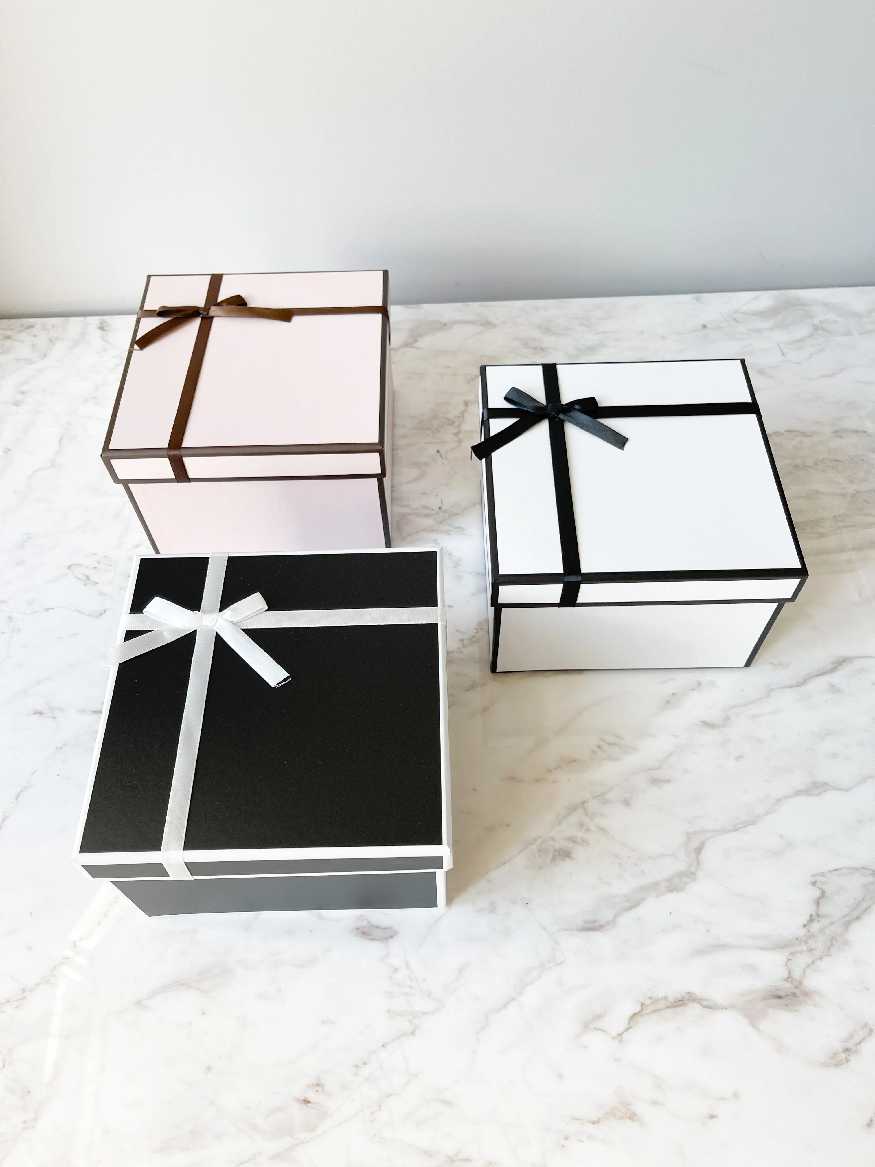 French Style Square Flower Gift Box